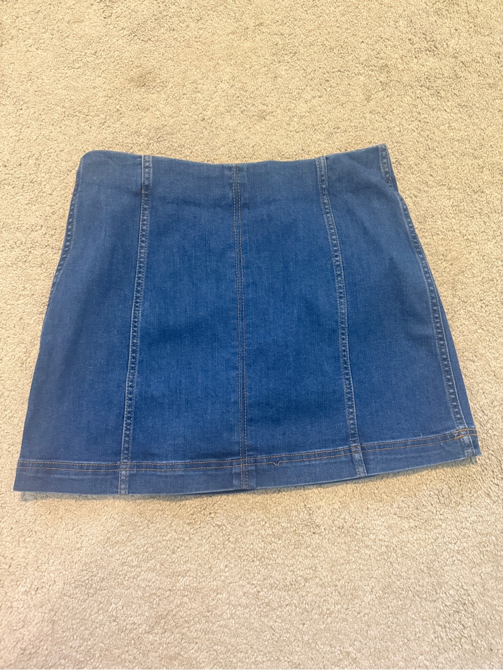 wild fable Denim Panel Mini Skirt - Blue